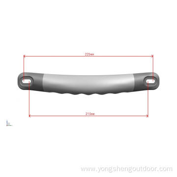 Rubber covered handle with rope 130g